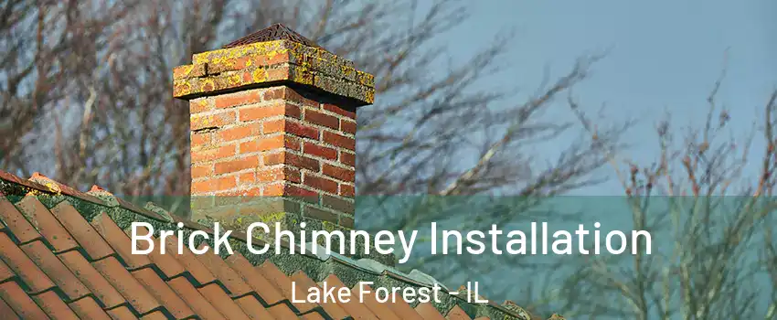  Brick Chimney Installation Lake Forest - IL