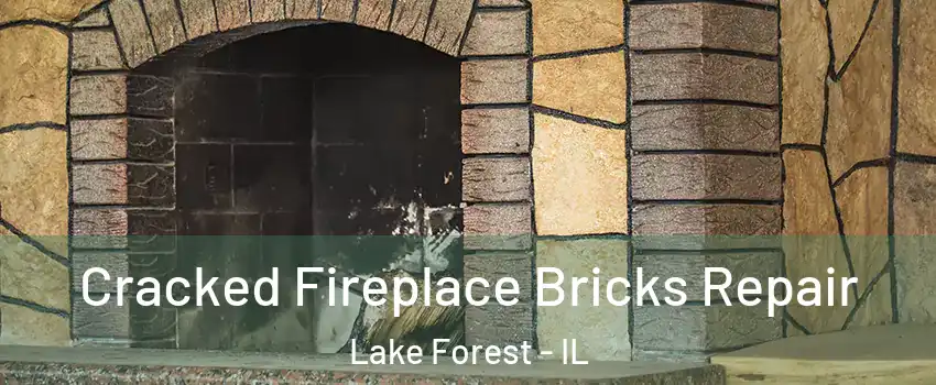  Cracked Fireplace Bricks Repair Lake Forest - IL