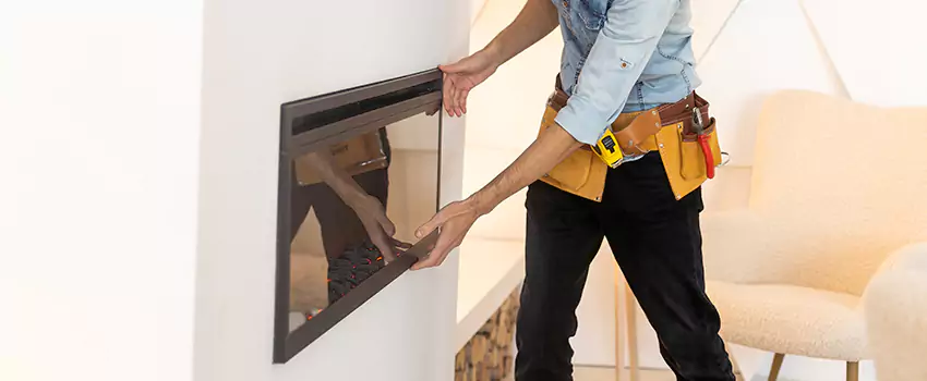Metal Fireplace Installation in Lake Forest, Illinois