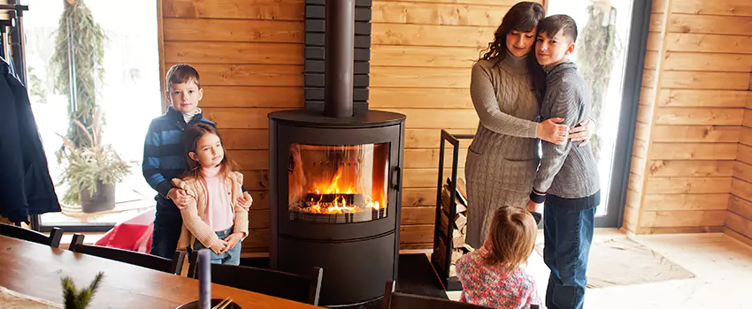 Morso Cast Iron Fireplace Insert Installation in Lake Forest, Illinois
