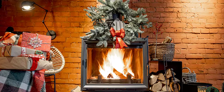 Travis Industries Linear Gas Fireplace Installation in Lake Forest, Illinois
