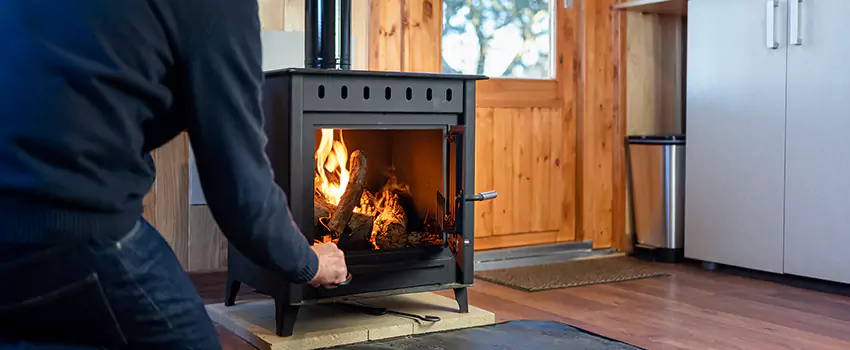 Open Hearth Wood Fireplace Installation in Lake Forest, IL