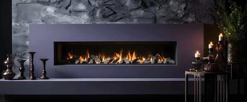 Ember Bed for Ventless Gas Fireplace in Lake Forest, IL
