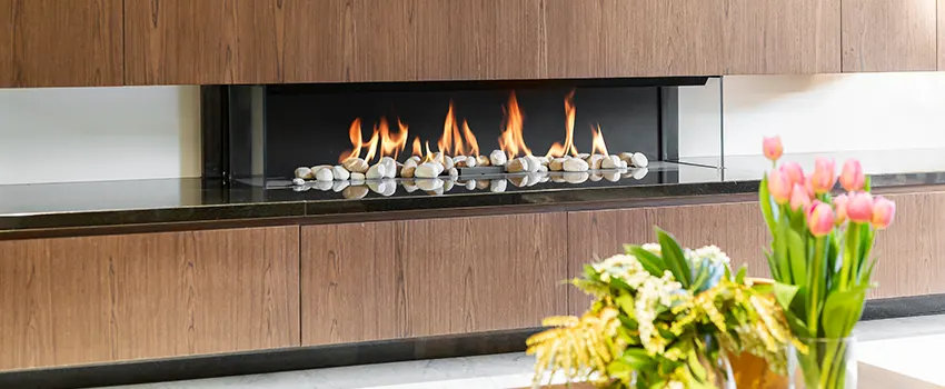 Double-height Fireplace Design Refurbishment in Lake Forest, Illinois