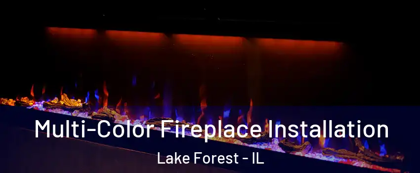  Multi-Color Fireplace Installation Lake Forest - IL